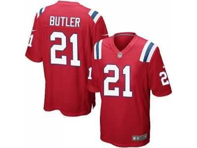 Youth Nike New England Patriots #21 Malcolm Butler red jerseys