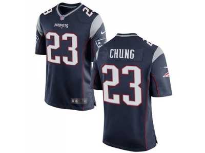 Youth Nike New England Patriots #23 Patrick Chung Navy Blue Team Color Stitched NFL New Jersey
