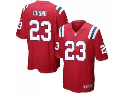 Youth Nike New England Patriots #23 Patrick Chung Red Alternate Stitched NFL NFL Jersey