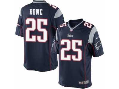 Youth Nike New England Patriots #25 Eric Rowe Limited Navy Blue Team Color NFL Jersey