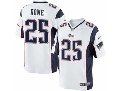 Youth Nike New England Patriots #25 Eric Rowe Limited White NFL Jersey