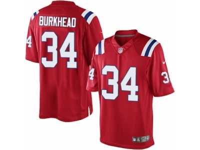 Youth Nike New England Patriots #34 Rex Burkhead Limited Red Alternate NFL Jersey