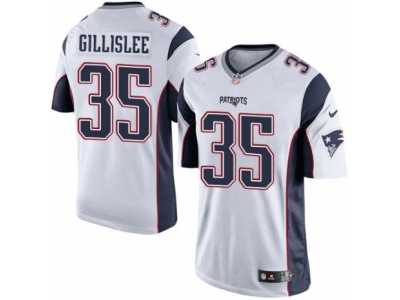 Youth Nike New England Patriots #35 Mike Gillislee Limited White NFL Jersey