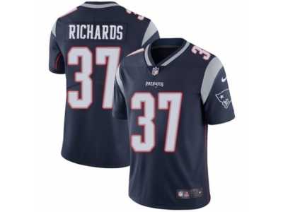 Youth Nike New England Patriots #37 Jordan Richards Vapor Untouchable Limited Navy Blue Team Color NFL Jersey