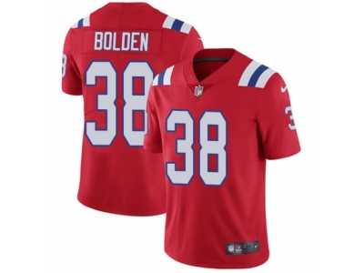 Youth Nike New England Patriots #38 Brandon Bolden Vapor Untouchable Limited Red Alternate NFL Jersey