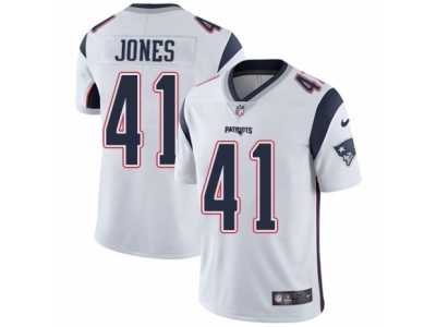 Youth Nike New England Patriots #41 Cyrus Jones White Vapor Untouchable Limited Player NFL Jersey