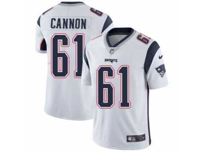 Youth Nike New England Patriots #61 Marcus Cannon Vapor Untouchable Limited White NFL Jersey