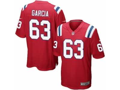 Youth Nike New England Patriots #63 Antonio Garcia Game Red Alternate NFL Jersey