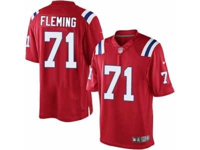Youth Nike New England Patriots #71 Cameron Fleming Limited Red Alternate NFL Jersey