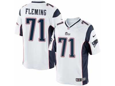 Youth Nike New England Patriots #71 Cameron Fleming Limited White NFL Jersey