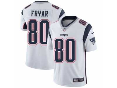Youth Nike New England Patriots #80 Irving Fryar Vapor Untouchable Limited White NFL Jersey