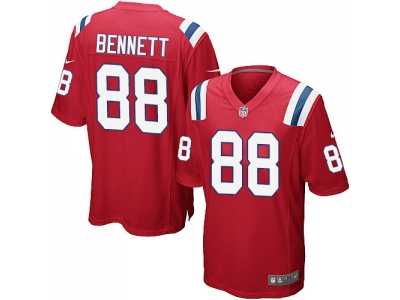 Youth Nike New England Patriots #88 Martellus Bennett Red Alternate Stitched NFL Jersey