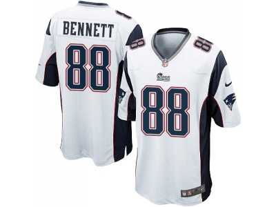 Youth Nike New England Patriots #88 Martellus Bennett White Stitched NFL New ersey