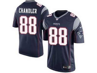 Youth Nike New England Patriots #88 Scott Chandler Navy Blue Team Color NFL Jersey