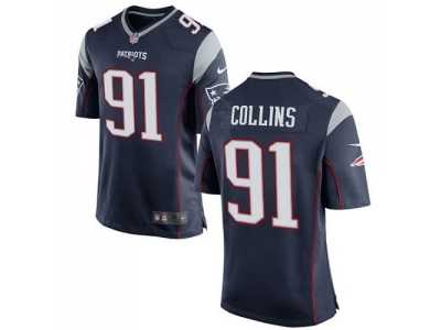 Youth Nike New England Patriots #91 Jamie Collins Navy Blue jerseys