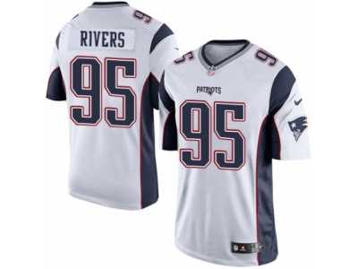 Youth Nike New England Patriots #95 Derek Rivers Limited White NFL Jersey