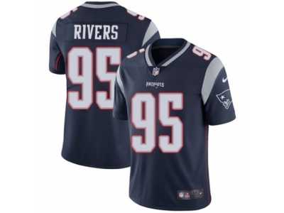 Youth Nike New England Patriots #95 Derek Rivers Vapor Untouchable Limited Navy Blue Team Color NFL Jersey