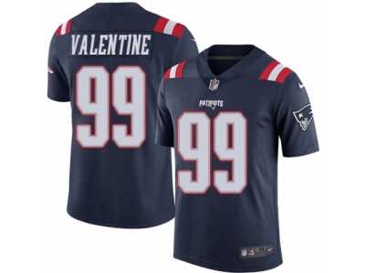 Youth Nike New England Patriots #99 Vincent Valentine Limited Navy Blue Rush NFL Jersey