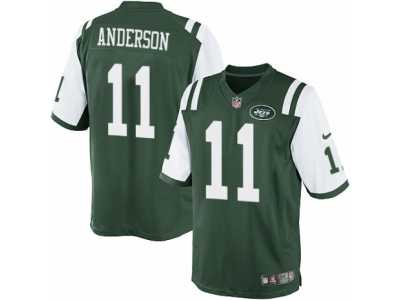 Youth Nike New York Jets #11 Robby Anderson Limited Green Team Color NFL Jersey
