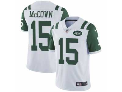 Youth Nike New York Jets #15 Josh McCown Vapor Untouchable Limited White NFL Jersey