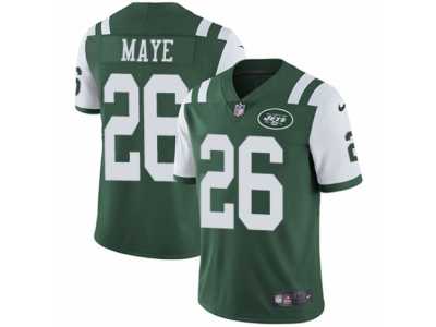 Youth Nike New York Jets #26 Marcus Maye Vapor Untouchable Limited Green Team Color NFL Jersey