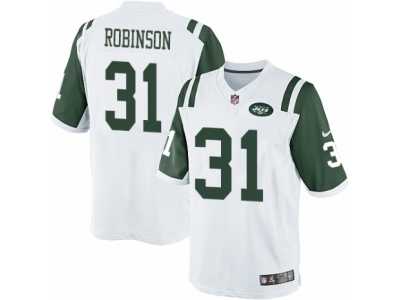 Youth Nike New York Jets #31 Khiry Robinson Limited White NFL Jersey