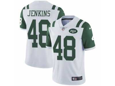 Youth Nike New York Jets #48 Jordan Jenkins Vapor Untouchable Limited White NFL Jersey