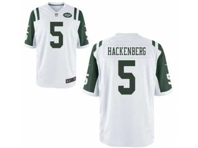 Youth Nike New York Jets #5 Christian Hackenberg White NFL Jersey