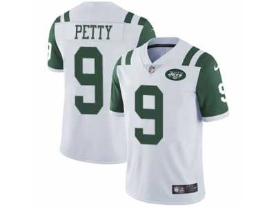 Youth Nike New York Jets #9 Bryce Petty Vapor Untouchable Limited White NFL Jersey