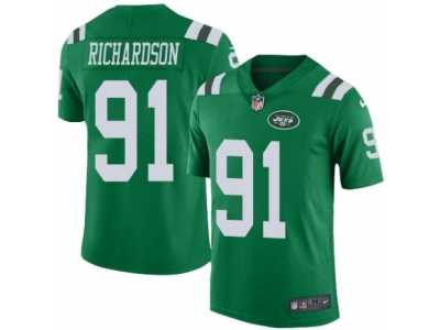 Youth Nike New York Jets #91 Sheldon Richardson Limited Green Rush NFL Jersey