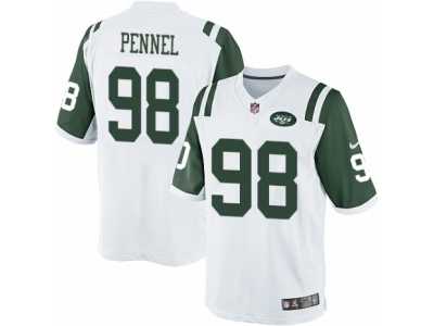Youth Nike New York Jets #98 Mike Pennel Limited White NFL Jersey