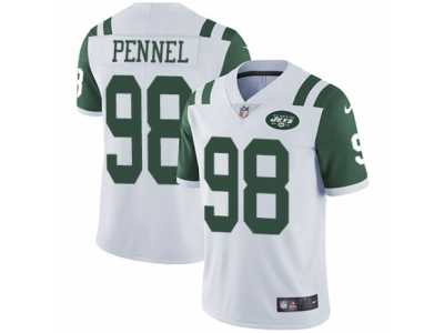 Youth Nike New York Jets #98 Mike Pennel Vapor Untouchable Limited White NFL Jersey