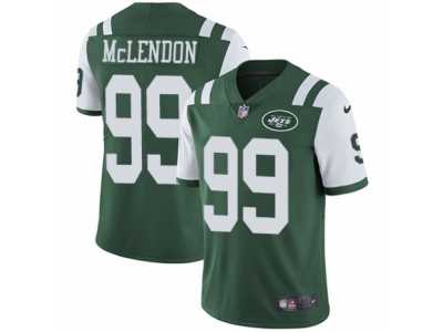 Youth Nike New York Jets #99 Steve McLendon Vapor Untouchable Limited Green Team Color NFL Jersey