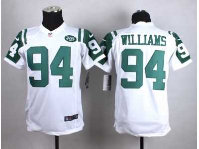 Youth Nike Nike New York Jets #94 Leonard Williams white jerseys