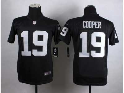 Youth Nike Oakland Raiders #19 Cooper black jerseys