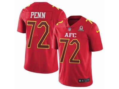 Youth Nike Oakland Raiders #72 Donald Penn Limited Red 2017 Pro Bowl NFL Jersey