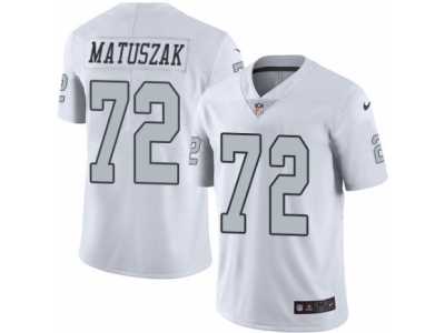Youth Nike Oakland Raiders #72 John Matuszak Limited White Rush NFL Jersey