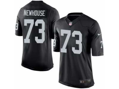Youth Nike Oakland Raiders #73 Marshall Newhouse Limited Black Team Color NFL Jersey
