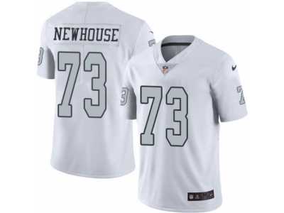 Youth Nike Oakland Raiders #73 Marshall Newhouse Limited White Rush NFL Jersey