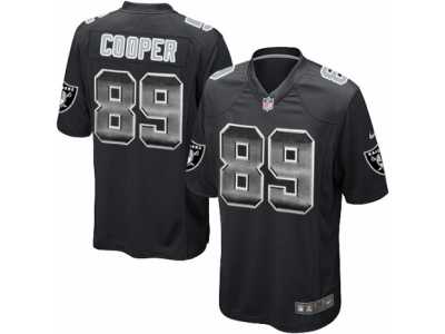 Youth Nike Oakland Raiders #89 Amari Cooper Limited Black Strobe NFL Jersey