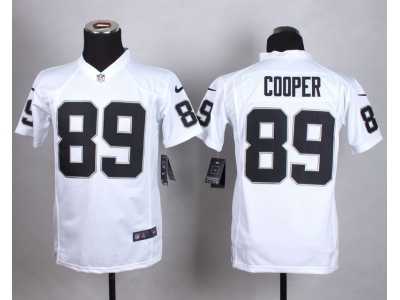 Youth Nike Oakland Raiders #89 Amari Cooper white jerseys