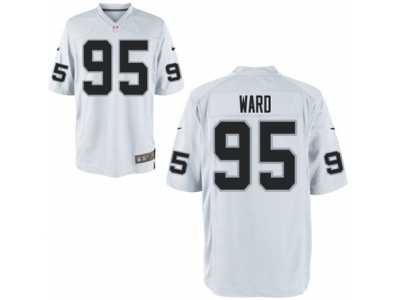 Youth Nike Oakland Raiders #95 Jihad Ward White NFL Jersey