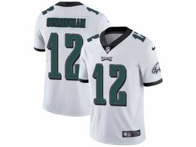 Youth Nike Philadelphia Eagles #12 Randall Cunningham Vapor Untouchable Limited White NFL Jersey