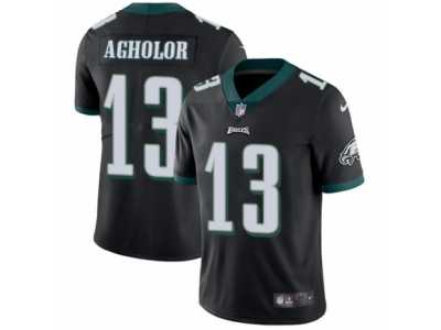 Youth Nike Philadelphia Eagles #13 Nelson Agholor Vapor Untouchable Limited Black Alternate NFL Jersey