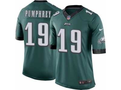 Youth Nike Philadelphia Eagles #19 Donnel Pumphrey Limited Midnight Green Team Color NFL Jersey