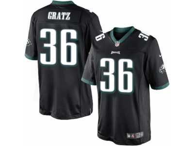 Youth Nike Philadelphia Eagles #36 Dwayne Gratz Limited Black Alternate NFL Jersey
