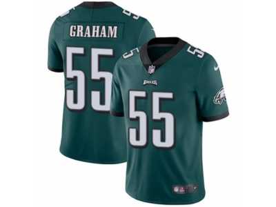 Youth Nike Philadelphia Eagles #55 Brandon Graham Vapor Untouchable Limited Midnight Green Team Color NFL Jersey