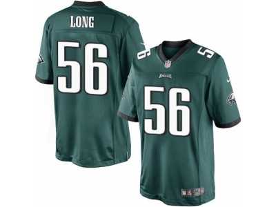 Youth Nike Philadelphia Eagles #56 Chris Long Limited Midnight Green Team Color NFL Jersey