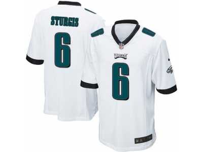 Youth Nike Philadelphia Eagles #6 Caleb Sturgis Limited White NFL Jersey