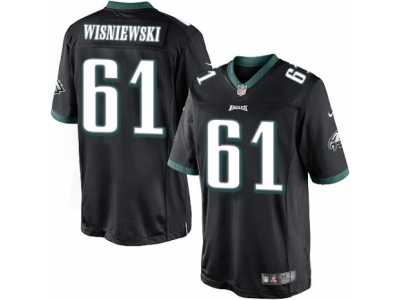 Youth Nike Philadelphia Eagles #61 Stefen Wisniewski Limited Black Alternate NFL Jersey